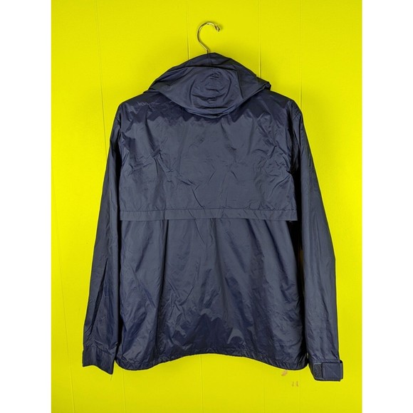 Vineyard Vines Mens M Lightweight Hooded Colorblock Windbreaker Jacket Navy Red - Picture 2 of 12